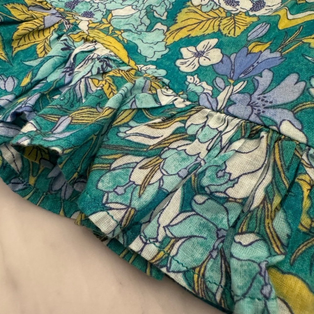 NEW~NWOT J. CREW Cotton Voile Shorts w/ Ruffle Trim, Wide Elastic Waist - Picture 2 of 7